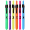 Mr. Pen- Highlighters, Retractable Highlighters, 6 Pack, Highlighters Assorted Colors, Retractable Markers, Colorful HighLighters, Colored Highlighters, Bible Highlighter, Highlighter Set