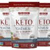 Keto Oatmeal, Instant Hot Cereal, Unsweetened, Certified Paleo, Keto Certified, Gluten & Grain Free (14.1 oz) (3 Pack)