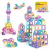 Magnetic Blocks Basic Set (28 pieces+number kits), STEM Toys for 3 4 5 6 7 Year Old Girls Boys, Magnetic Tiles, Educational Magnet Toys for Toddlers 3-5, 4-8, Building Blocks for Kids Ages 3+ Gift