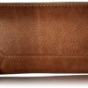 Frye Women's Leather Melissa Zip Wallet, Beige, One Size