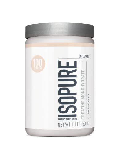 Isopure Unflavored Creatine Monohydrate Powder 500g (Packaging May Vary)