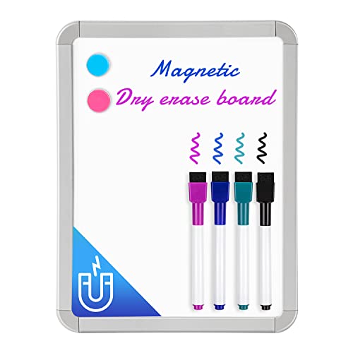 VUSIGN Small Dry Erase Whiteboard, 8.5 x 11 Inches White Board for Kids, Students, Fridge, Locker, Mini Dry Erase Board