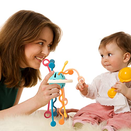 Baby Toys 6 to 12-18 Months,Montessori Toys for 1 Year Old,Sensory Toys for Toddlers,Pull String Activity Motor Skills for Travel,Infants Toys for 1 Year Old,for Babies Girls Boys Gifts - Image 3