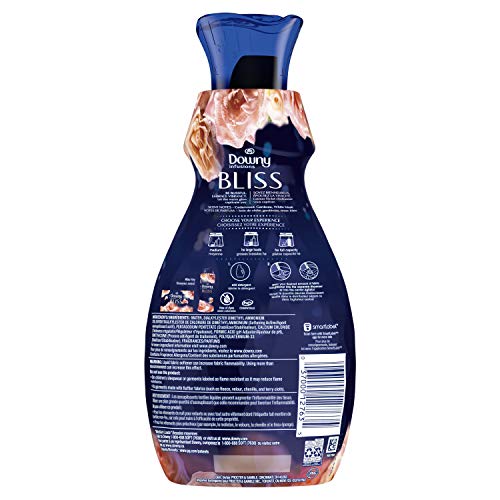 Downy Infusions Liquid Fabric Softener, Bliss, Sparkling Amber & Rose, 32 fl oz - Image 8
