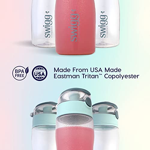 BPA Free Water Bottle | Clear Plastic Water Bottles | Sports Gym Bottle | 20-24 oz | sport water bottles | reusable water bottles | Smart Sports Bottle - Image 6