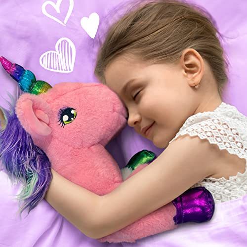 MindSprout Unicorn Mommy Stuffed with 4 Babies Inside her Tummy, for Girls 3 4 5 6 7 8 Years Old, Unicorn Toys for Girls Age 4-5, Best Birthday Gifts, Stuffed Animals Toy Age 6-8 - Image 6