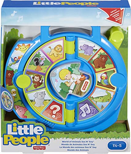 Fisher-Price Little People Toddler Learning Toy World of Animals See ‘N Say with Music and Sounds for Ages 18+ Months - Image 6