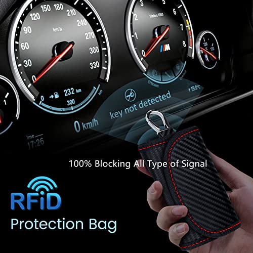 Faraday Key Fob Protector (2 PACK), 2022 New Faraday Bag Signal Blocking Car Key Faraday Case, Car RFID Faraday Cage Antitheft Products - Image 7