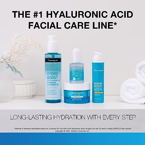 Neutrogena Hydro Boost Hydrating Hyaluronic Acid Serum, Oil-Free and Non-Comedogenic Face Serum Formula for Glowing Complexion, Oil-Free & Non-Comedogenic, 1 fl. oz - Image 3