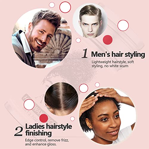 AnWoor Wax Stick for Hair, Hair Pomade Stick Smoothing & Slick Stick for Wigs Non-greasy Styling Hair Wax Stick for Flyaways - Image 3