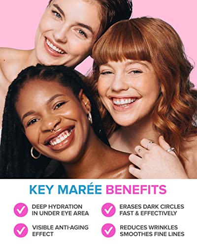 Maree Eye Gel Pads - Reduce Wrinkles, Puffy Eyes, Dark Circles, Eye Bags - Natural Marine Collagen Eye Gels with Hyaluronic HA - Anti Aging Eye Mask Patches & Face Moisturizer - Image 4