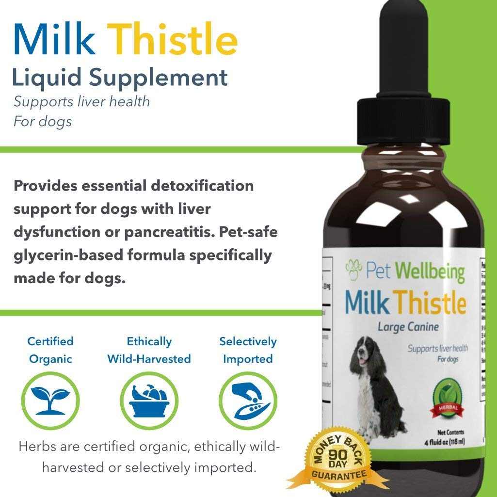 Pet Wellbeing Milk Thistle for Dogs & Cats - Supports Liver Health, Protects Liver - Glycerin-Based Natural Herbal Supplement - 4 oz (118 ml) - Image 4
